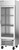 Beverage Air HBR19HC-1-G 19.08 Cu. Ft. Stainless Steel Glass Door Reach-In One-Section Horizon Series Refrigerator - 115 Volts