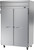 Beverage Air HFS2HC-1S 45.2 Cu. Ft. Stainless Steel 2 Solid Doors Reach-In Horizon Series Freezer - 115 Volts