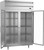 Beverage Air PR2HC-1BG 44.57 Cu. Ft. Stainless Steel Glass Door Reach-In Two-Section P-Series Refrigerator - 115 Volts