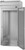 Beverage Air PHI1-1S 33.6 Cu. Ft. Stainless Steel and Aluminum One-Section Roll In Warming Cabinet - 208-240 Volts