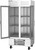 Beverage Air RB35HC-1G 35.08 Cu. Ft. Stainless Steel Glass Door Reach-In Two-Section Vista Refrigerator - 115 Volts