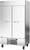 Beverage Air HBF44HC-1 44 Cu. Ft. Stainless Steel 2 Lockable Hinged Solid Doors Reach-In Horizon Series Freezer - 115 Volts
