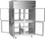 Beverage Air PH2-1BHG-PT 46.5 Cu. Ft. Stainless Steel and Aluminum Two-Section Pass-Thru Warming Cabinet - 208-240 Volts