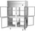 Beverage Air PH2-1BHG-PT 46.5 Cu. Ft. Stainless Steel and Aluminum Two-Section Pass-Thru Warming Cabinet - 208-240 Volts