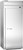Beverage Air PRT1XTHC-1AS 42.27 Cu. Ft. Stainless Steel Solid Doors Extra Tall Roll-Thru One-Section P-Series Refrigerator - 115 Volts
