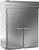 Beverage Air PFT2XTHC-1AS 85.8 Cu. Ft. Stainless Steel Two-Section Solid Door Roll-Thru Extra Tall P-Series Freezer - 115 Volts