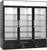 Beverage Air MMR72HC-1-B-WINE 70.19 Cu. Ft. Black 3-Section Reach-In MarketMax Wine Merchandiser - 115 Volts