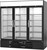 Beverage Air MMR72HC-1-B-WINE 70.19 Cu. Ft. Black 3-Section Reach-In MarketMax Wine Merchandiser - 115 Volts