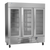 Victory FSA-2D-S1-EW-PT-HD-HC 58.38" W Stainless Steel 8 Half Solid Doors UltraSpec Series Freezer - 115 Volts