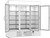 Beverage Air MMR72HC-1-W-WINE 70.19 Cu. Ft. White 3-Section Reach-In MarketMax Wine Merchandiser - 115 Volts
