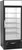 Beverage Air MMR27HC-1-B-WINE 25.97 Cu. Ft. Black 1-Section Reach-In MarketMax Wine Merchandiser - 115 Volts