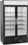 Beverage Air MMR44HC-1-B-WINE 40.2 Cu. Ft. Black 2-Section Reach-In MarketMax Wine Merchandiser - 115 Volts