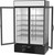 Beverage Air MMR44HC-1-B-WINE 40.2 Cu. Ft. Black 2-Section Reach-In MarketMax Wine Merchandiser - 115 Volts