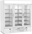 Beverage Air MMRR72HC-1-B-WW-WINE 75.13" W White 3-Section Locking Glass Doors Reach-In MarketMax DUAL TEMP Wine Merchandiser - 115 Volts