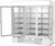Beverage Air MMRR72HC-1-B-WW-WINE 75.13" W White 3-Section Locking Glass Doors Reach-In MarketMax DUAL TEMP Wine Merchandiser - 115 Volts