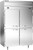 Beverage Air PRF24-24HC-1AHS 52.13" W Reach-In Two-Section P-Series Refrigerator or Freezer - 115 Volts