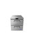 Atosa MGF8420GR 7.15 Cu. Ft. Stainless Steel Reach-In 1 Section Atosa Undercounter Freezer - 115 Volts