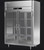 Victory HS-2D-1-EW-PT-GD 55.6 Cu. Ft. Stainless Steel Two-Section UltraSpec Series Heated Cabinet - 208-240 Volts
