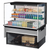 Turbo Air TOM-48L-UF-W(B)-3SI-N 15.2 Cu. Ft. Stainless Steel 2-Shelf Drop-In Horizontal Open Display Case - 115 Volts