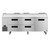 Hoshizaki PR93B-D4 29.3 Cu. Ft. Stainless Steel One-Section Steelheart Series Pizza Prep Table - 115 Volts
