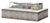 Turbo Air TOM-72L-UF-S-1SI-N 9.7 Cu. Ft. Stainless Steel Deck Only Drop-In Horizontal Open Display Case - 220 Volts