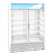 Hoshizaki RM-49-HC-WHT 42.61 Cu. Ft. White Aluminum Reach-In Refrigerated Merchandiser - 115 Volts