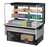 Turbo Air TOM-48L-UFD-W(B)-3SI-N 15.2 Cu. Ft. Stainless Steel 2-Shelf Drop-In Horizontal Open Display Case - 115 Volts