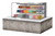 Turbo Air TOM-60L-UF-S-3SI-N 19.3 Cu. Ft. Stainless Steel 2-Shelf Drop-In Horizontal Open Display Case - 115 Volts