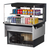 Turbo Air TOM-36L-UFD-W(B)-2SI-N 7.5 Cu. Ft. Stainless Steel 1-Shelf Drop-In Horizontal Open Display Case - 115 Volts