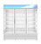 Hoshizaki RM-65-HC-WHT 56.04 Cu. Ft. White Aluminum Reach-In Refrigerated Merchandiser - 115 Volts
