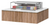 Turbo Air TOM-60L-UF-W(B)-1SI-N 8 Cu. Ft. Stainless Steel Deck Only Drop-In Horizontal Open Display Case - 115 Volts