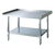 Turbo Air TSE-3018 18" W Stainless Steel Top Galvanized Legs and Undershelf Equipment Stand