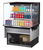 Turbo Air TOM-36L-UF-W(B)-3SI-N 11.1 Cu. Ft. Stainless Steel 2-Shelf Drop-In Horizontal Open Display Case - 115 Volts