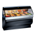 Alto-Shaam ED3SYS-72 72" W Black Stainless Steel Full Service Heated Display Case with Stationary Base - 208 Volts