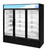 Hoshizaki RM-65-HC-BLK 56.04 Cu. Ft. Black Aluminum Reach-In Refrigerated Merchandiser - 115 Volts