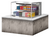 Turbo Air TOM-36L-UF-S-2SI-N 7.5 Cu. Ft. Stainless Steel 1-Shelf Drop-In Horizontal Open Display Case - 115 Volts