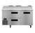 Hoshizaki PR60B-D2 16.63 Cu. Ft. Stainless Steel Reach-In Steelheart Series Pizza Prep Table - 115 Volts