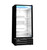 Hoshizaki RM-10-HC-BLK 8.75 Cu. Ft. Black Aluminum Reach-In Refrigerated Merchandiser - 115 Volts