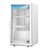 Hoshizaki RM-7-HC-WHT 7 Cu. Ft. White One-Section Glass Door Countertop Refrigerated Merchandiser - 115 Volts