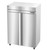 Hoshizaki HC2A-FS-FS 52.4 Cu. Ft. Stainless Steel Two-Section Pass-Thru Heated Cabinet - 208-230 Volts