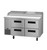 Hoshizaki PR60B-D4 16.63 Cu. Ft. Stainless Steel Two-Section Steelheart Series Pizza Prep Table - 115 Volts