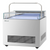 Turbo Air TOS-40NN-D-S 42.25" H x 40.25" W Stainless Steel Open Display Sandwich and Cheese Merchandiser with Glass Sneeze Guard - 115 Volts
