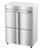 Hoshizaki HC2A-HS-HS 52.1 Cu. Ft. Stainless Steel Two-Section Pass-Thru Heated Cabinet - 208-230 Volts
