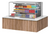 Turbo Air TOM-60L-UF-W(B)-3SI-N 19.3 Cu. Ft. Stainless Steel 2-Shelf Drop-In Horizontal Open Display Case - 115 Volts