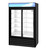 Hoshizaki RM-45-SD-HC-BLK 38.26 Cu. Ft. Black Aluminum Reach-In Refrigerated Merchandiser - 115 Volts