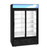 Hoshizaki RM-45-SD-HC-BLK 38.26 Cu. Ft. Black Aluminum Reach-In Refrigerated Merchandiser - 115 Volts
