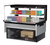 Turbo Air TOM-48L-UFD-W(B)-2SI-N 10.2 Cu. Ft. Stainless Steel 1-Shelf Drop-In Horizontal Open Display Case - 115 Volts