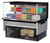 Turbo Air TOM-48L-UF-W(B)-2SI-N 10.2 Cu. Ft. Stainless Steel 1-Shelf Drop-In Horizontal Open Display Case - 115 Volts