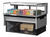 Turbo Air TOM-48L-UFD-S-1SI-N 6.3 Cu. Ft. Stainless Steel Deck Only Drop-In Horizontal Open Display Case - 115 Volts