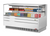 Turbo Air TOM-72L-UF-W(B)-2S-N 15.8 Cu. Ft. Low-Profile 2 Shelves Horizontal Open Display Merchandiser - 220 Volts